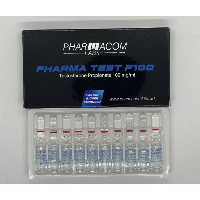 Buy Testosterone Pharma Test P 100 10 amp x 100 mg/1ml Pharmacom Labs